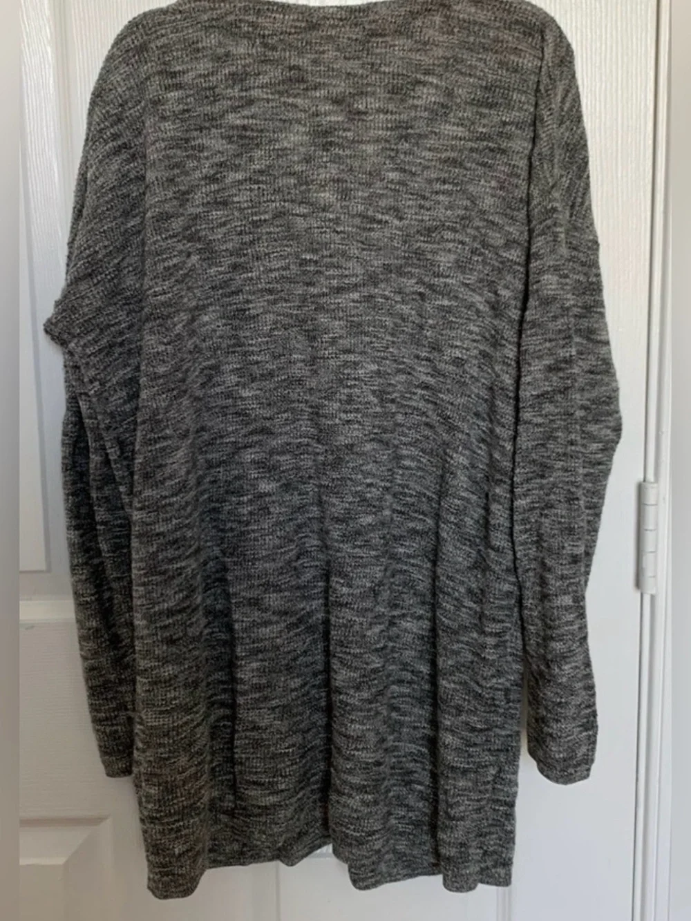 Madewell Alton Gray Marled Button-Front Knit Cardigan Sweater - Picture 5 of 5